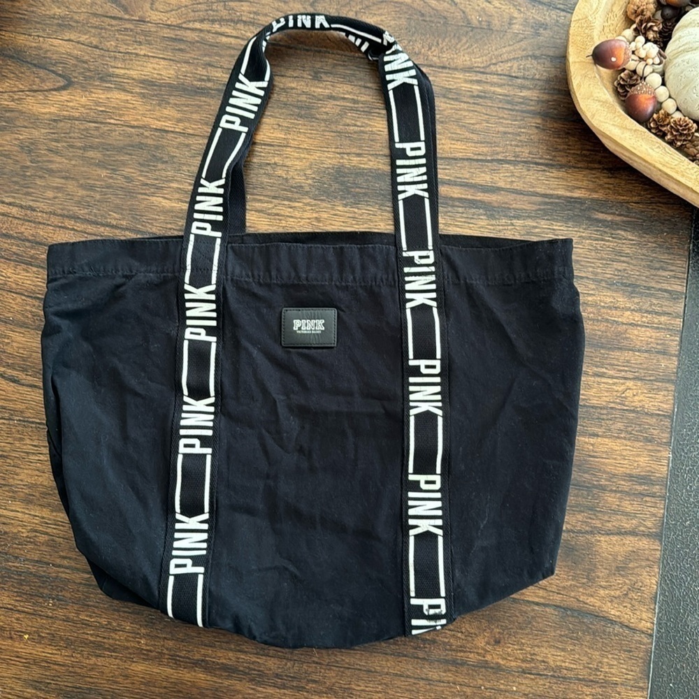 PINK by Victorias Secret black tote